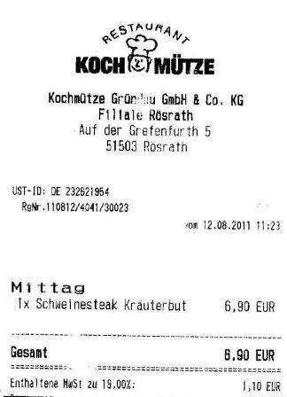 6664o Hffner Kochmtze Restaurant